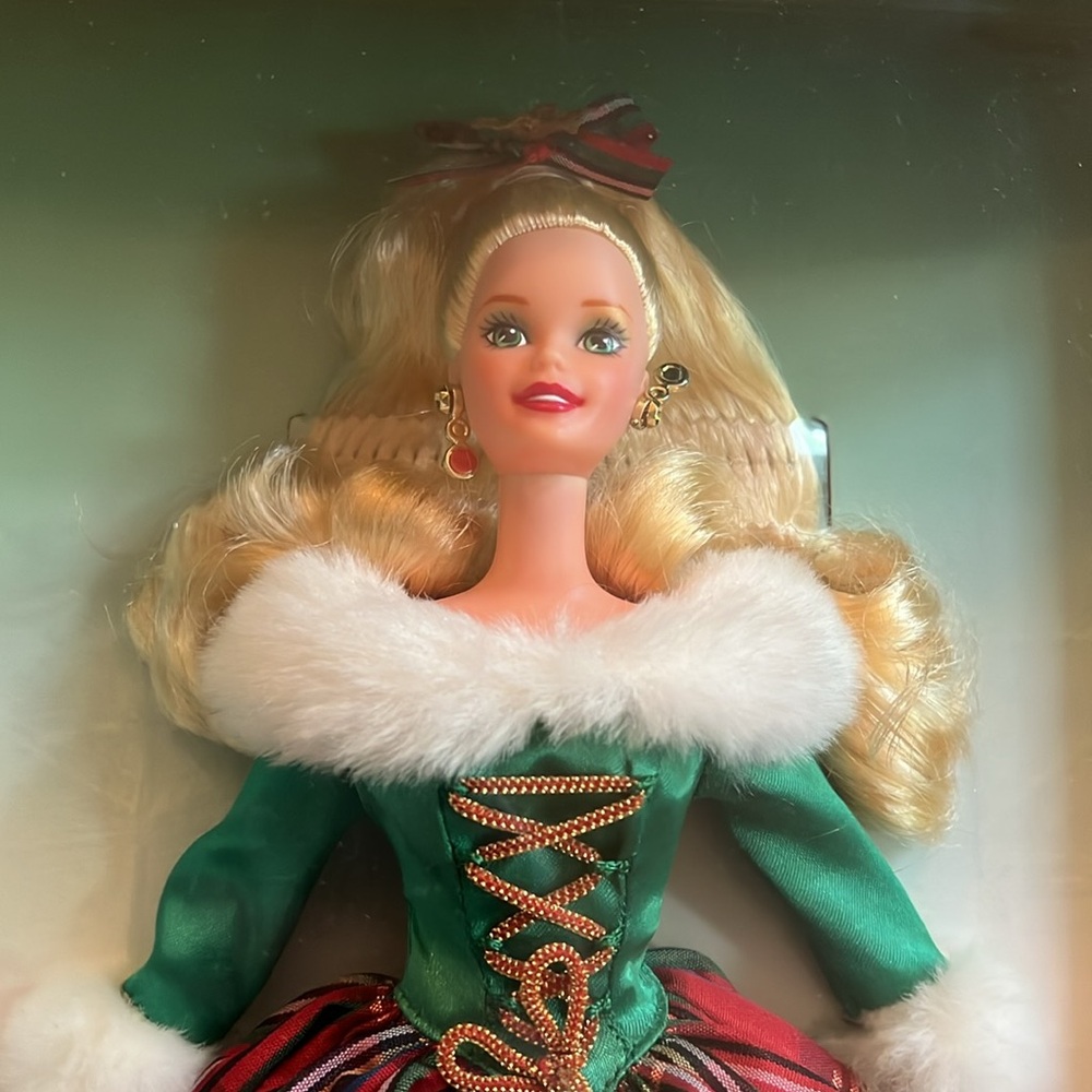 Barbie Special Edition Happy Holidays Gala Barbie Doll Vintage 1995 - Picture 3 of 7